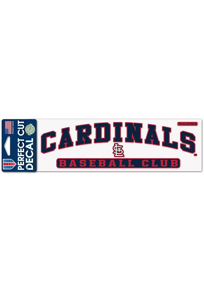 St Louis Cardinals Arched Auto Decal