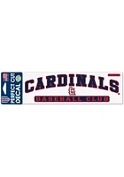 St Louis Cardinals Arched Auto Decal
