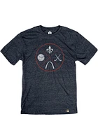 Rally St Louis Navy Blue Circle Icons Short Sleeve Fashion T Shirt