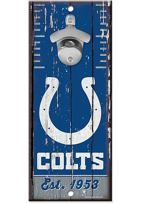 Indianapolis Colts Bottle Opener Sign
