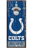 Indianapolis Colts Bottle Opener Sign