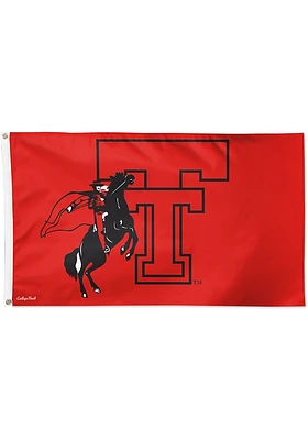 Texas Tech Red Raiders 3x5 Foot Silk Screen Grommet Flag - Red