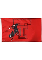 Texas Tech Red Raiders 3x5 Foot Silk Screen Grommet Flag - Red