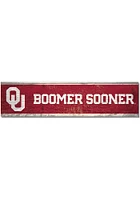 Oklahoma Sooners 1.5x6 Wood Magnet