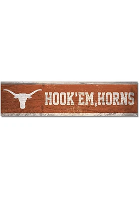 Texas Longhorns 1.5x6 Wood Magnet