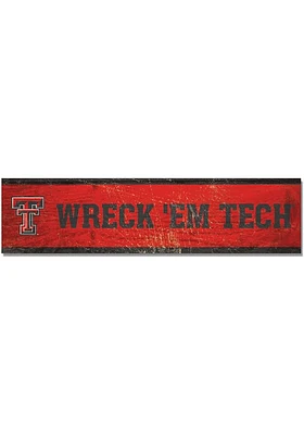 Texas Tech Red Raiders 1.5x6 Wood Magnet