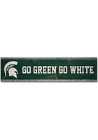 Michigan State Spartans 1.5x6 Wood Magnet