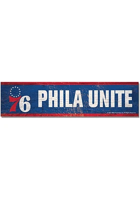 Philadelphia 76ers 1.5x6 Wood Magnet
