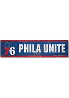Philadelphia 76ers 1.5x6 Wood Magnet