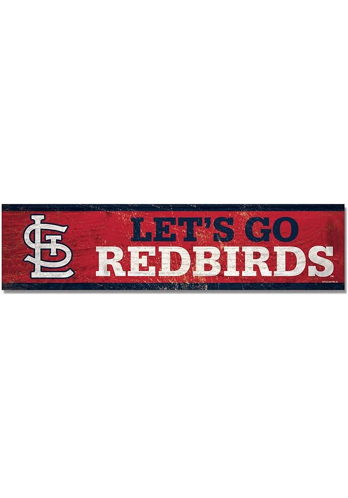 St Louis Cardinals 1.5x6 Wood Magnet