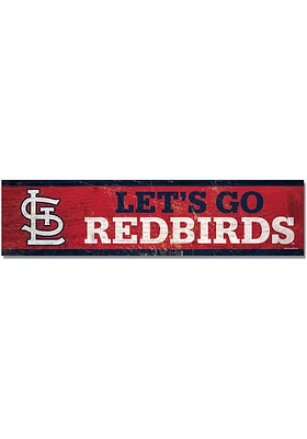 St Louis Cardinals 1.5x6 Wood Magnet