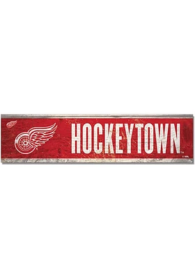 Detroit Red Wings 1.5x6 Wood Magnet