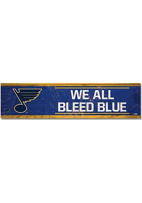 St Louis Blues 1.5x6 Wood Magnet