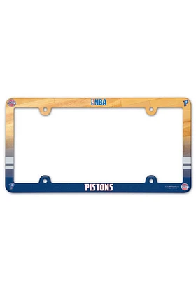 Detroit Pistons Plastic Full Color License Frame