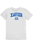 Xavier Musketeers White Arch Mascot Short Sleeve T Shirt