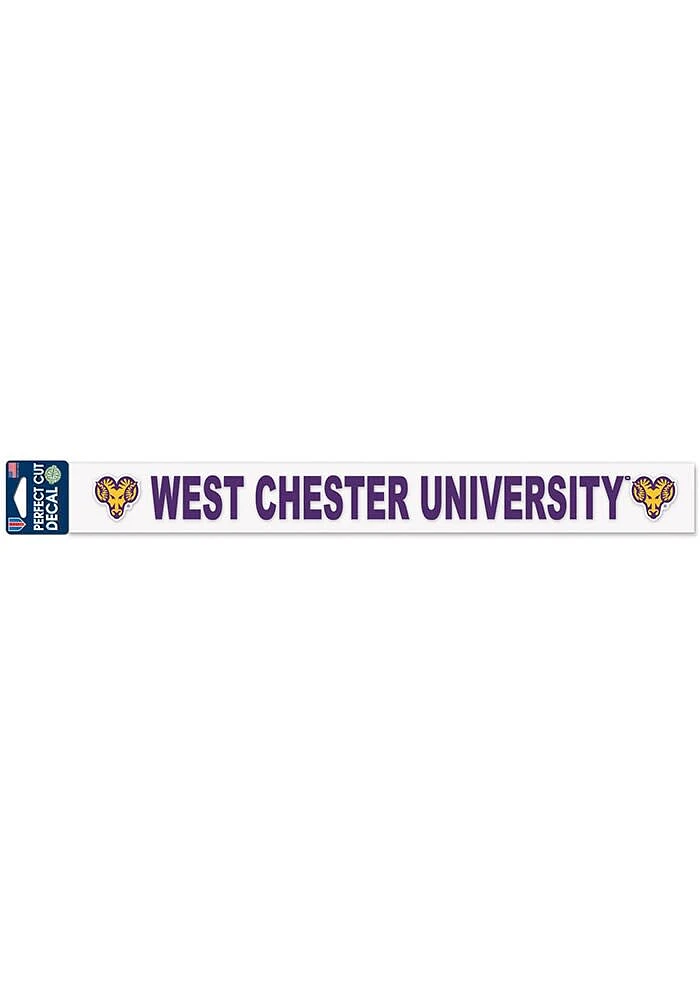 West Chester Golden Rams 2 x 17 Inch Auto Strip - Purple