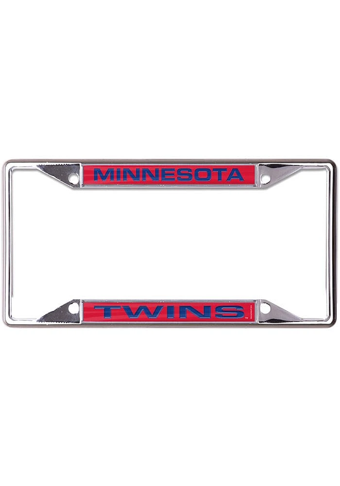 Minnesota Twins Metallic Inlaid License Plate Frame - Blue