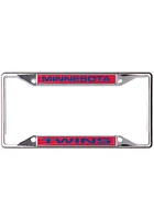 Minnesota Twins Metallic Inlaid License Plate Frame - Blue
