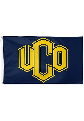 Central Oklahoma Bronchos 3x5 Deluxe Silk Screen Grommet Flag - Navy Blue
