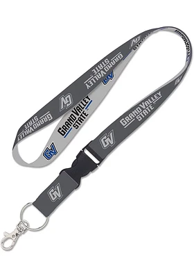 Grand Valley State Lakers Charcoal Lanyard - Charcoal