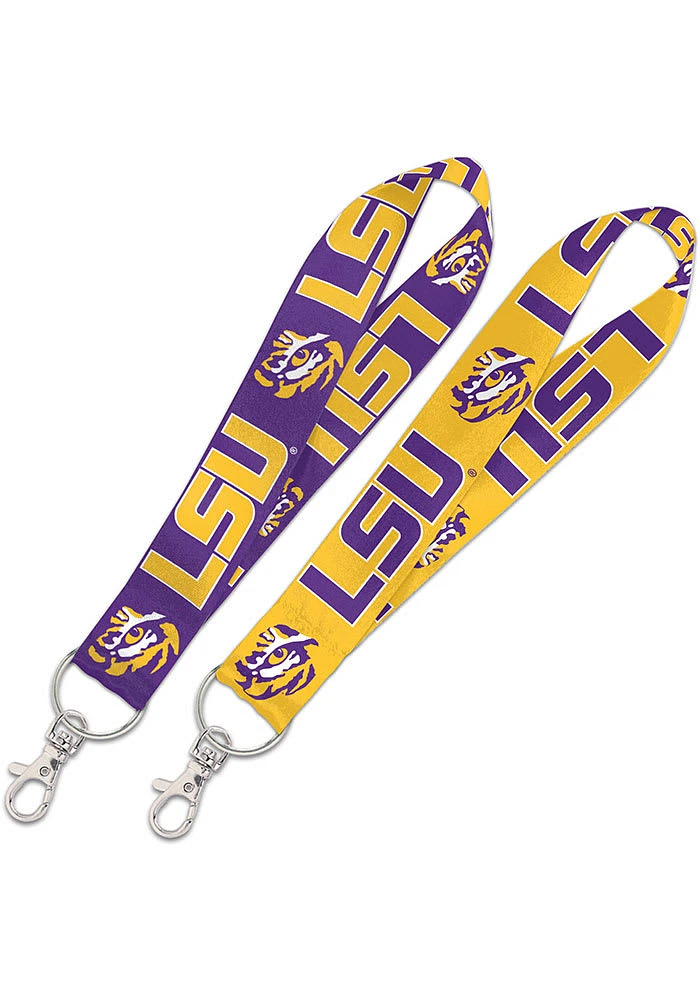LSU Tigers Keystrap Lanyard - Purple