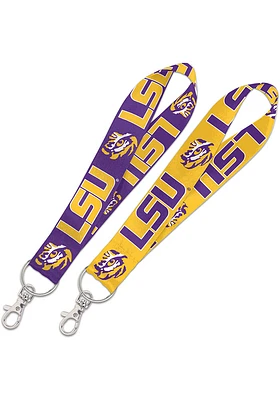 LSU Tigers Keystrap Lanyard - Purple