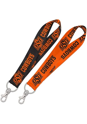 Oklahoma State Cowboys Keystrap Lanyard - Orange