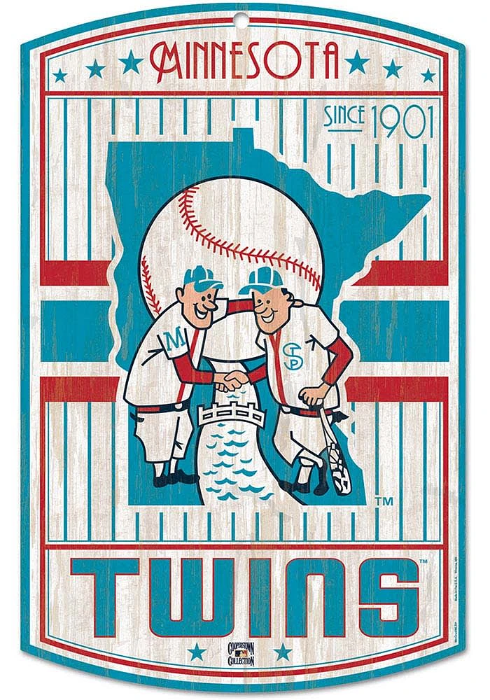 Minnesota Twins retro Sign - Navy Blue