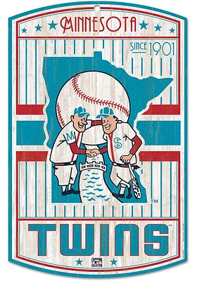 Minnesota Twins retro Sign - Navy Blue