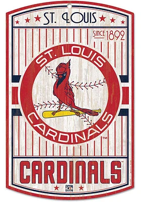 St Louis Cardinals retro Sign - Red