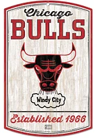 Chicago Bulls retro Sign - Red