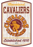 Cleveland Cavaliers retro Sign - Red