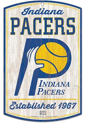 Indiana Pacers retro Sign - Navy Blue