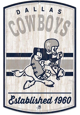 Dallas Cowboys retro Sign - Navy Blue