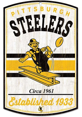 Pittsburgh Steelers retro Sign