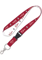 Saint Josephs Hawks Vault Lanyard - Red