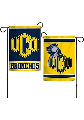Central Oklahoma Bronchos 2-Sided Garden Flag - Yellow