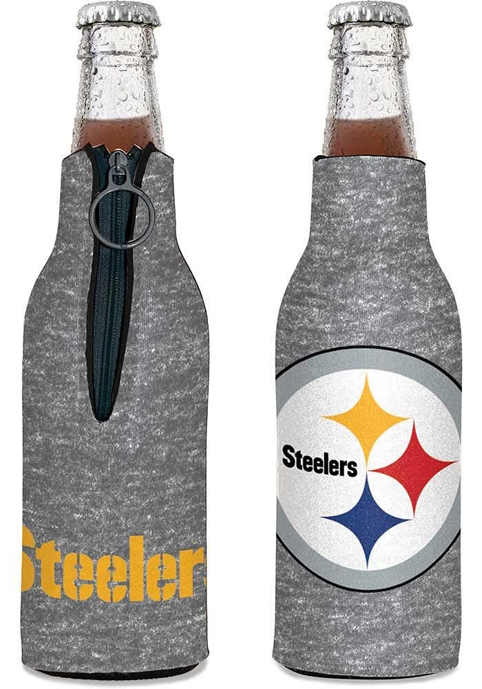 Pittsburgh Steelers Heathered Bottle Coolie