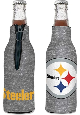 Pittsburgh Steelers Heathered Bottle Coolie