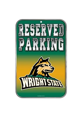 Wright State Raiders Plastic Parking Sign