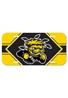 Wichita State Shockers Yellow Plastic Car Accessory License Plate