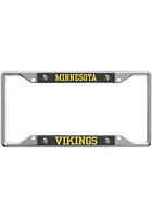 Minnesota Vikings Carbon License Plate Frame - Purple