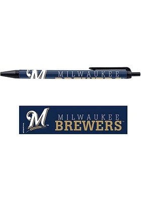 Milwaukee Brewers 5 Pack Pen Set - Navy Blue