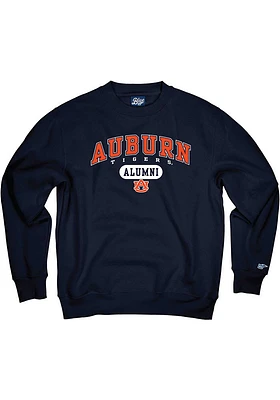 Auburn Tigers Mens Navy Blue Alumni Long Sleeve Crew Sweatshirt
