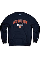 Auburn Tigers Mens Navy Blue Alumni Long Sleeve Crew Sweatshirt