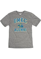 UMKC Roos Grey Alumni Short Sleeve Fashion T Shirt