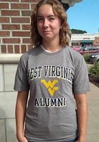 West Virginia Mountaineers Grey Alumni Short Sleeve Fashion T Shirt