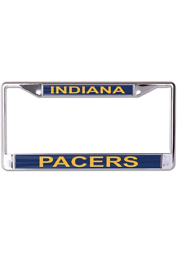 Indiana Pacers Metallic Printed License Plate Frame - Navy Blue