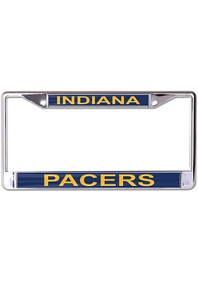 Indiana Pacers Metallic Printed License Plate Frame - Navy Blue