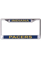 Indiana Pacers Metallic Printed License Plate Frame - Navy Blue